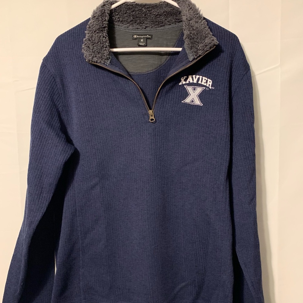 Xavier University Musketeers Men’s 1/4 Zip Sweater